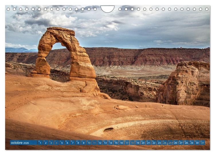 Produktbild: L'Ouest Am&eacute;ricain - Superbe contr&eacute;e aux paysages spectaculaires (Calendrier mural 2026 DIN A4 vertical), CALVENDO calendrier mensuel