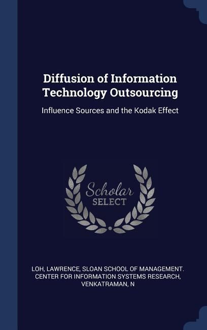 Produktbild: Diffusion of Information Technology Outsourcing