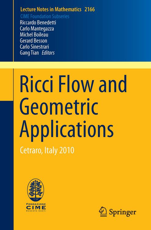 Produktbild: Ricci Flow and Geometric Applications