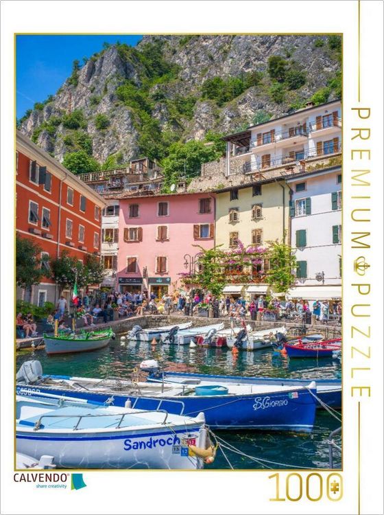 Produktbild: CALVENDO Puzzle Limone sul Garda | 1000 Teile Lege-Gr&ouml;&szlig;e 64x48cm Foto-Puzzle f&uuml;r gl&uuml;ckliche Stunden