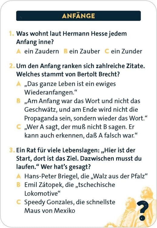 Produktbild: Classic Quiz Große Zitate