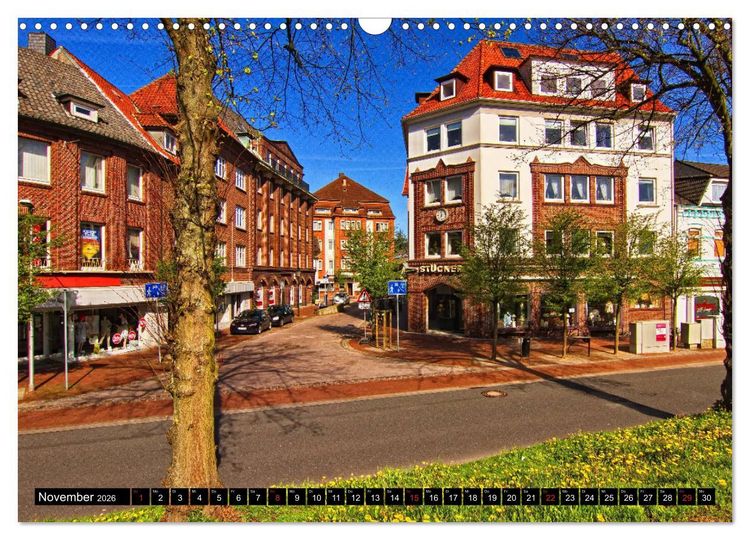 Produktbild: Stadtansichten Cuxhaven (Wandkalender 2026 DIN A3 quer), CALVENDO Monatskalender