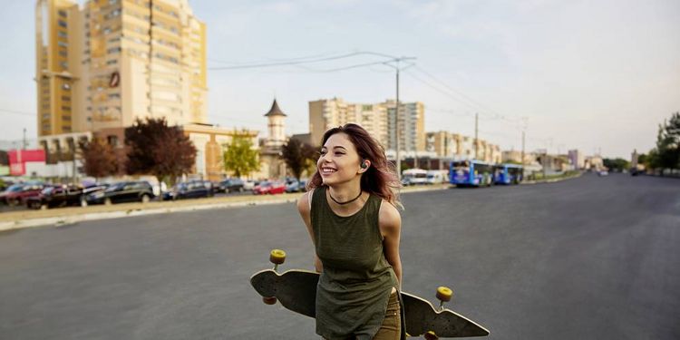 Produktbild: CREATIVE Outlier GO TWS Open-Ear-Kopfh&ouml;rer, Bluetooth 5.4, blau