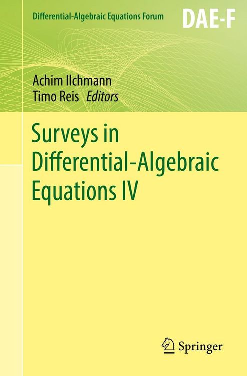 Produktbild: Surveys in Differential-Algebraic Equations IV