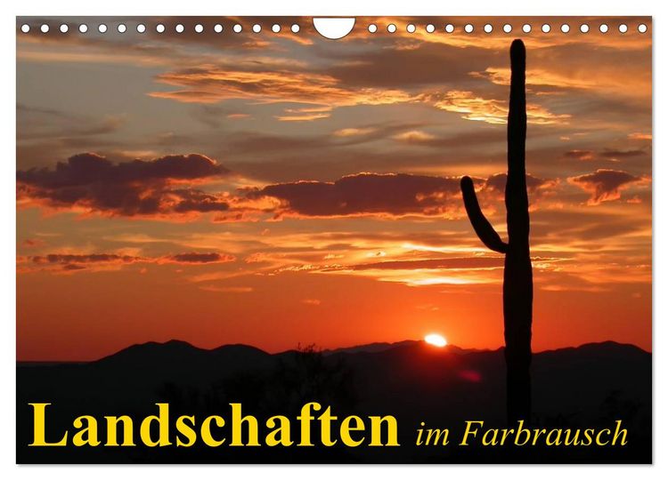 Produktbild: Landschaften im Farbrausch (Wandkalender 2026 DIN A4 quer), CALVENDO Monatskalender