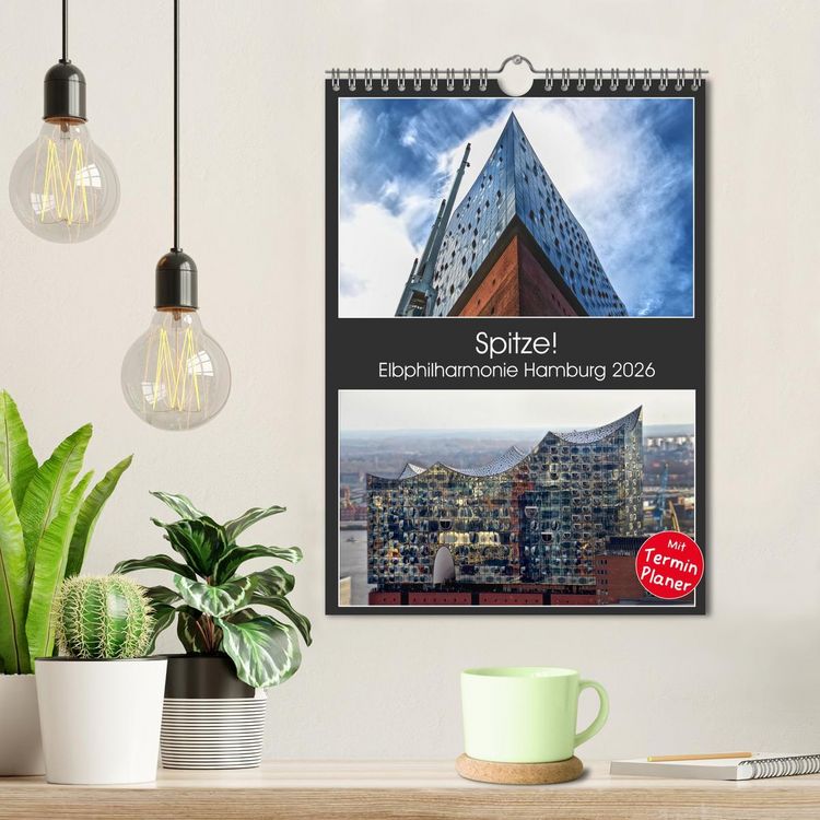 Produktbild: Spitze! Elbphilharmonie Hamburg 2026 (Wandkalender 2026 DIN A4 hoch), CALVENDO Monatskalender