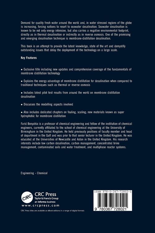 Produktbild: Membrane-Distillation in Desalination