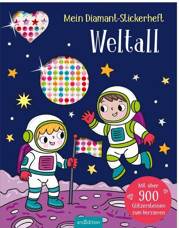 Produktbild: Mein Diamant-Stickerheft &ndash; Weltall