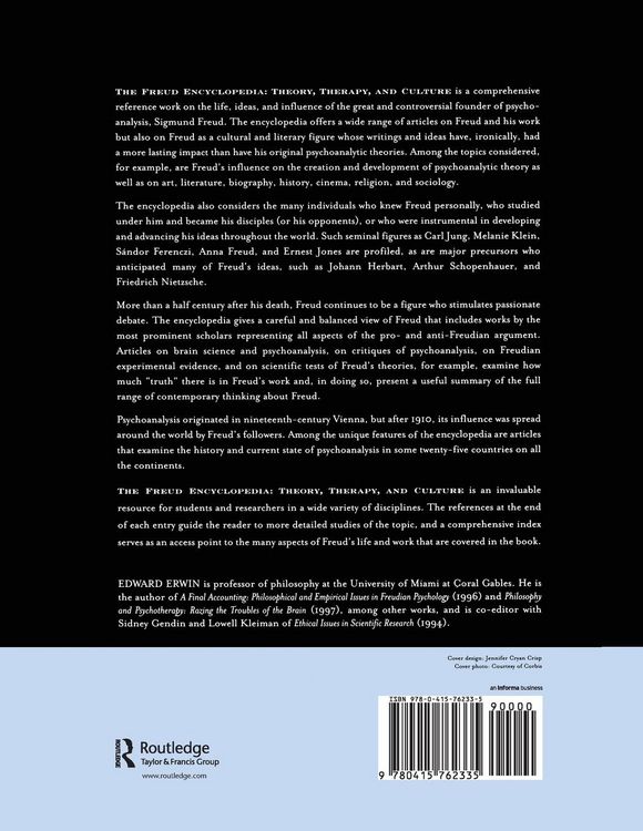 Produktbild: The Freud Encyclopedia