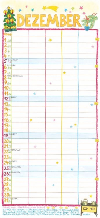 Produktbild: Gabi Kohwagner Unser Familienkalender 2027
