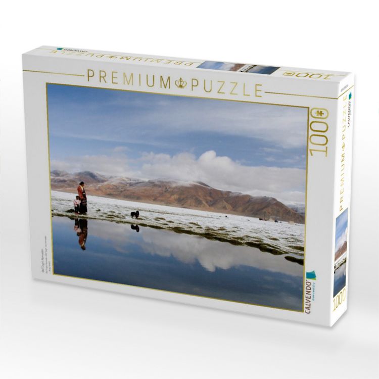 Produktbild: CALVENDO Puzzle Old Tingri: Nomaden | 1000 Teile Lege-Gr&ouml;&szlig;e 64x48cm Foto-Puzzle f&uuml;r gl&uuml;ckliche Stunden