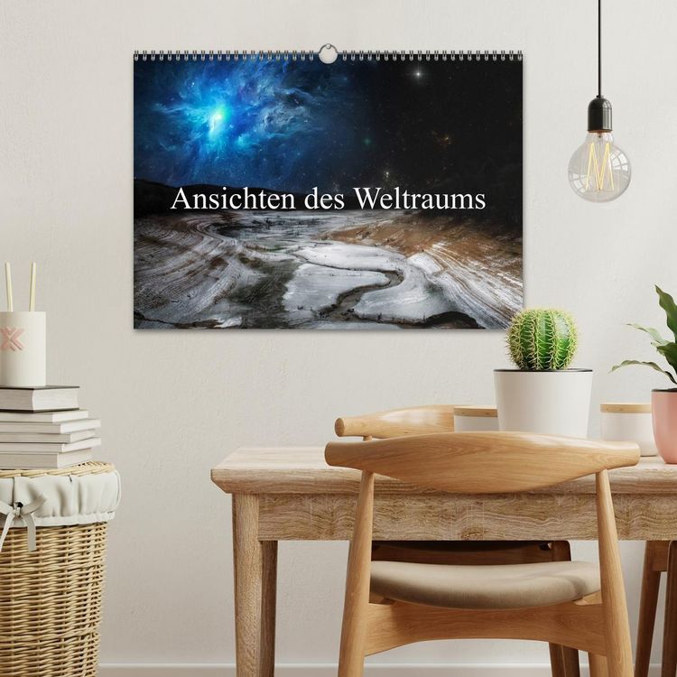 Produktbild: Ansichten des Weltraums (Wandkalender 2026 DIN A3 quer), CALVENDO Monatskalender