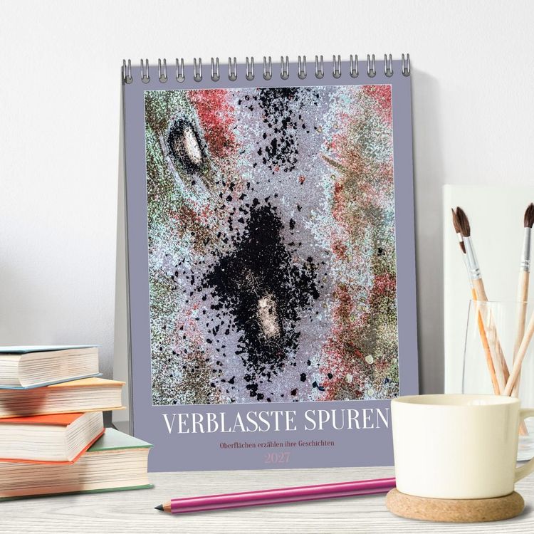 Produktbild: Verblasste Spuren (Tischkalender 2027 DIN A5 hoch), CALVENDO Monatskalender