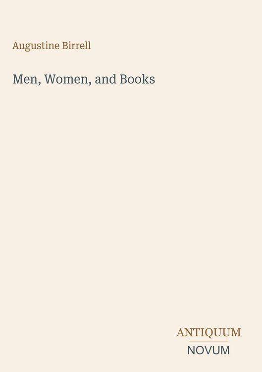 Produktbild: Men, Women, and Books