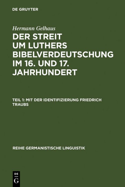 Produktbild: Mit der Identifizierung Friedrich Traubs