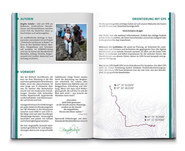 Produktbild: KOMPASS Wanderf&uuml;hrer Kleinwalsertal, 35 Touren mit Extra-Tourenkarte