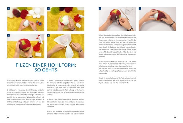 Produktbild: Das gro&szlig;e Buch vom Filzen