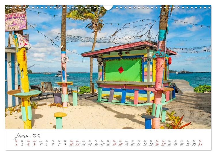 Produktbild: Nassau - Stadt mit karibischem Flair (Wandkalender 2026 DIN A3 quer), CALVENDO Monatskalender