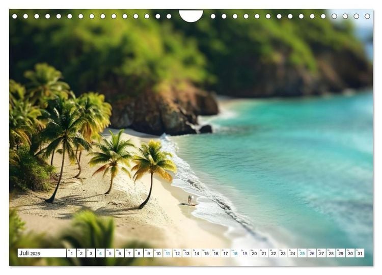 Produktbild: Die Welt in Klein (Wandkalender 2026 DIN A4 quer), CALVENDO Monatskalender
