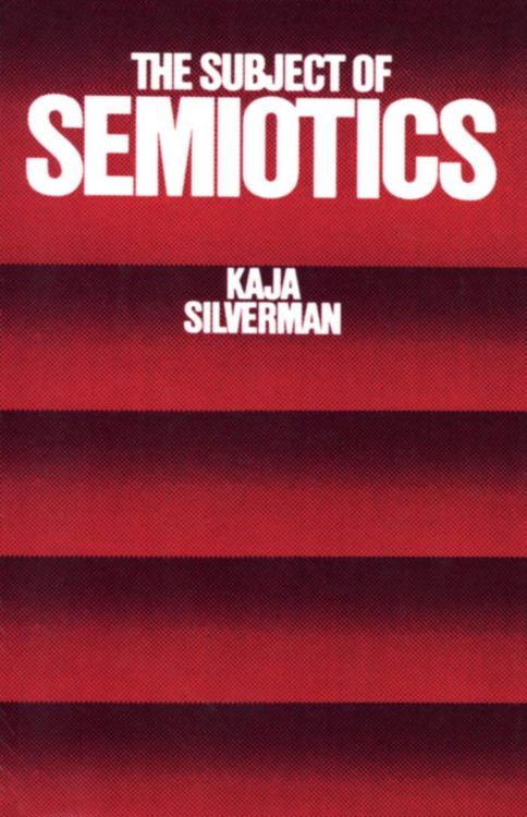 Produktbild: The Subject of Semiotics