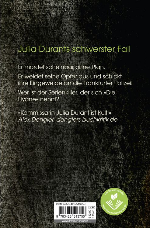 Produktbild: Die Hy&auml;ne / Julia Durant Band 15