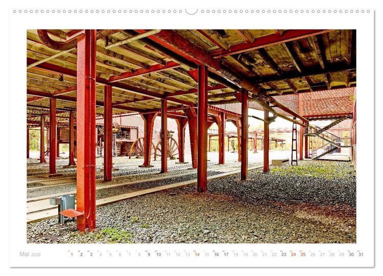Produktbild: Zeche Zollverein. Weltkulturerbe. (hochwertiger Premium Wandkalender 2026 DIN A2 quer), Kunstdruck in Hochglanz