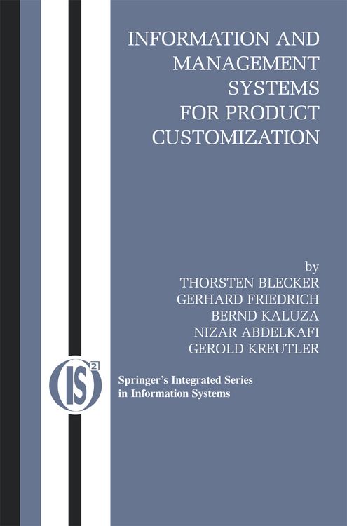 Produktbild: Information and Management Systems for Product Customization