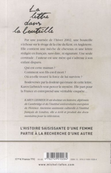 Produktbild: La lettre dans la bouteille : une histoire vraie