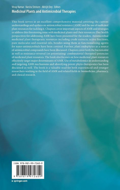 Produktbild: Medicinal Plants and Antimicrobial Therapies