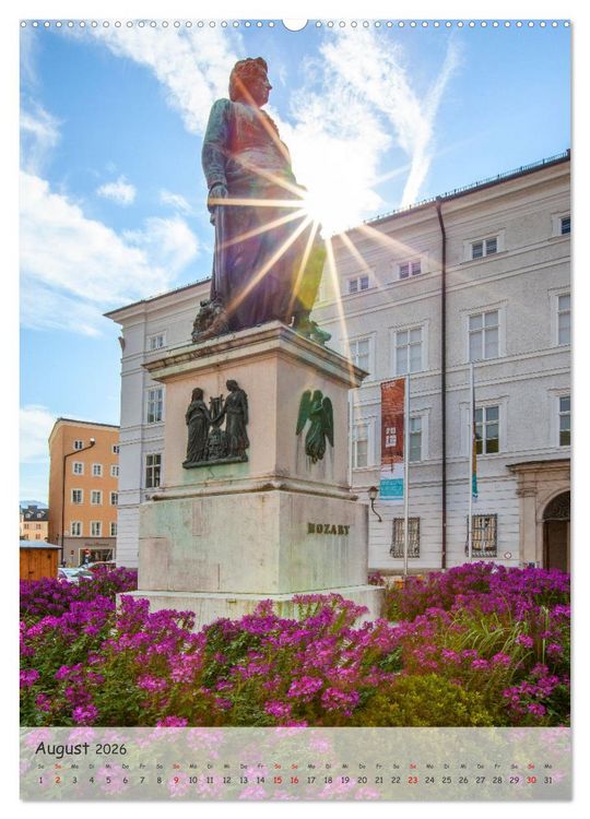 Produktbild: Kulturstadt Salzburg (hochwertiger Premium Wandkalender 2026 DIN A2 hoch), Kunstdruck in Hochglanz