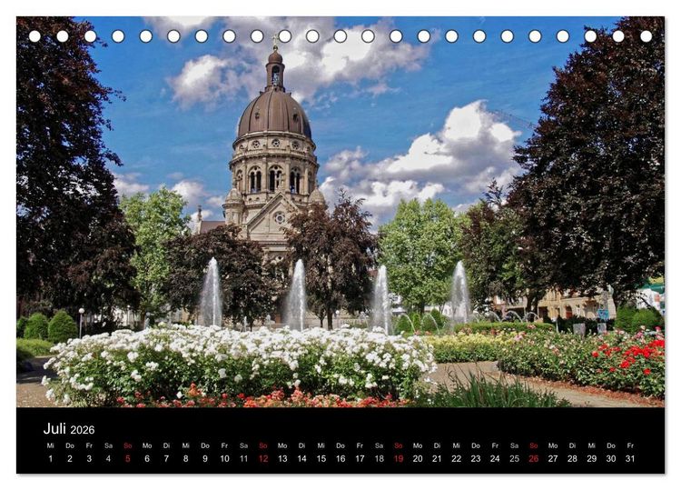 Produktbild: Himmel &uuml;ber Rheinhessen (Tischkalender 2026 DIN A5 quer), CALVENDO Monatskalender