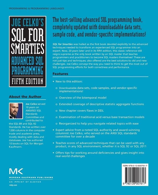 Produktbild: Joe Celko's SQL for Smarties