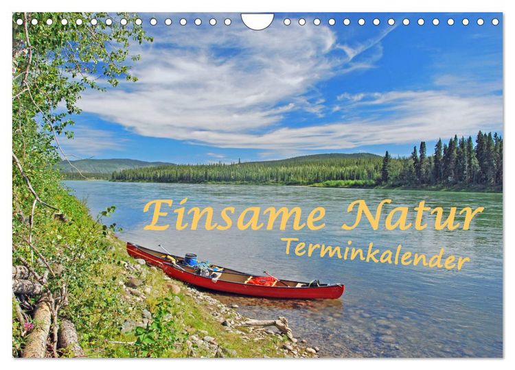 Produktbild: Einsame Natur - Terminkalender (Wandkalender 2026 DIN A4 quer), CALVENDO Monatskalender