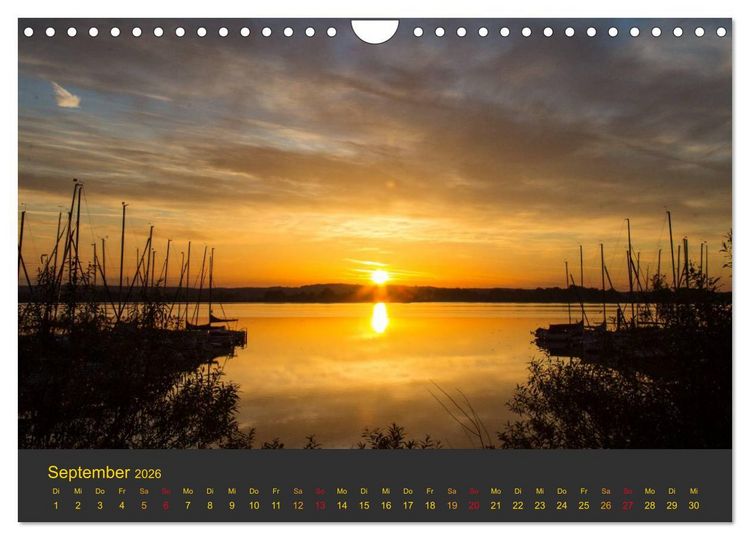 Produktbild: Morgend&auml;mmerung (Wandkalender 2026 DIN A4 quer), CALVENDO Monatskalender