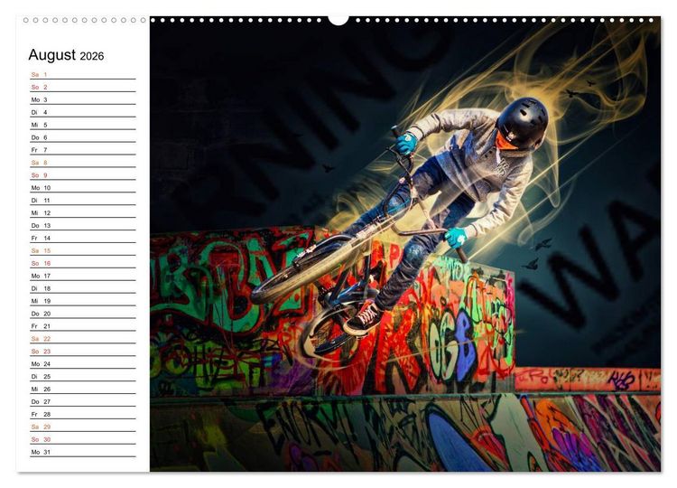 Produktbild: BMX My Life (hochwertiger Premium Wandkalender 2026 DIN A2 quer), Kunstdruck in Hochglanz