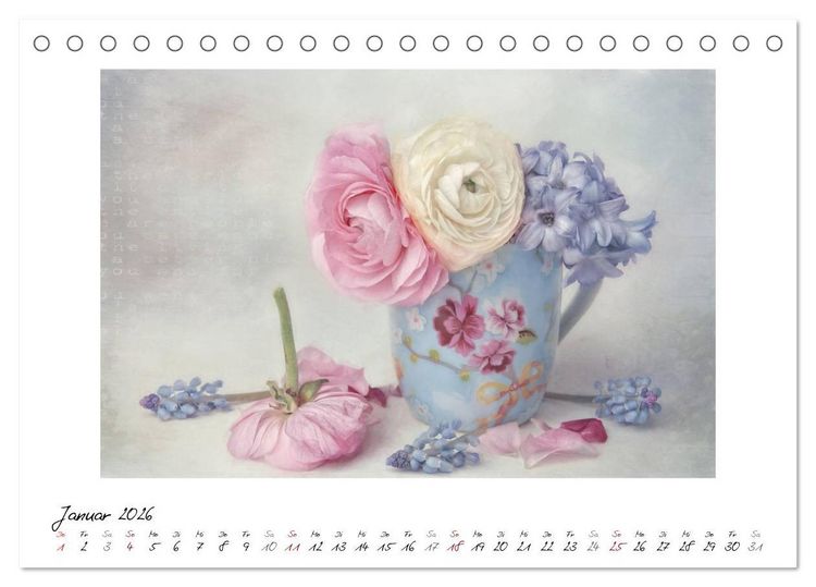 Produktbild: Kleine Bl&uuml;tenwunder (Tischkalender 2026 DIN A5 quer), CALVENDO Monatskalender