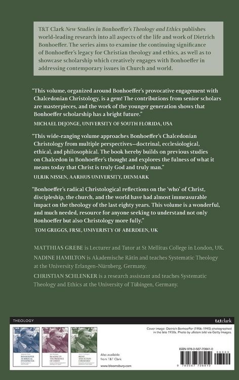 Produktbild: Bonhoeffer and Christology