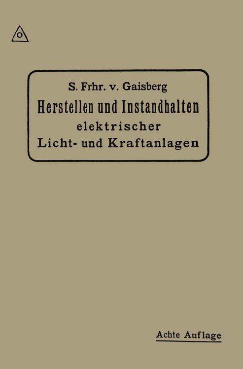 Produktbild: Herstellen und Instandhalten Elektrischer Licht-und Kraftanlagen