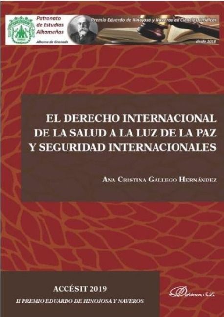 Produktbild: El derecho internacional de la salud a la luz de la paz y seguridad internacionales