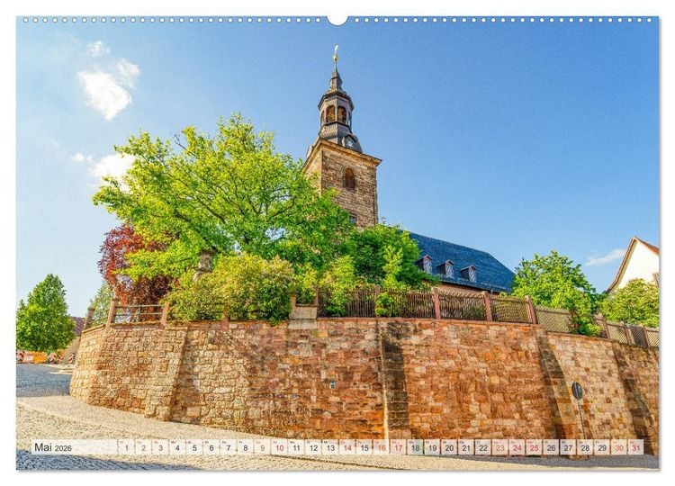 Produktbild: Bad Berka Impressionen (hochwertiger Premium Wandkalender 2026 DIN A2 quer), Kunstdruck in Hochglanz
