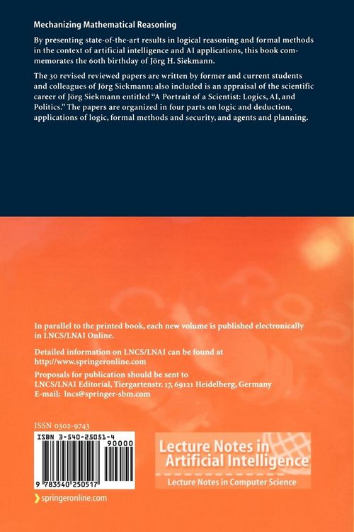 Produktbild: Mechanizing Mathematical Reasoning