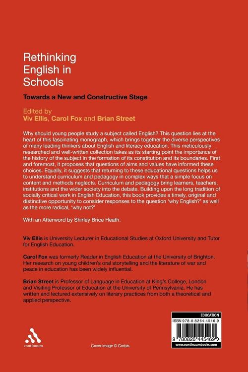 Produktbild: Rethinking English in Schools