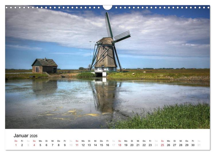 Produktbild: sch&ouml;nes Texel (Wandkalender 2026 DIN A3 quer), CALVENDO Monatskalender