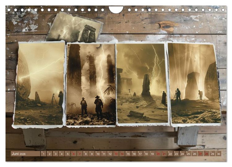 Produktbild: Verloren geglaubte Arch&auml;ologie (Wandkalender 2026 DIN A4 quer), CALVENDO Monatskalender