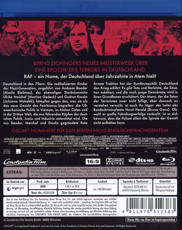 Produktbild: Der Baader Meinhof Komplex