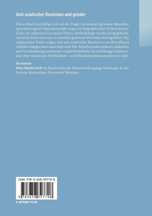 Produktbild: Anti-asiatischer Rassismus und gender