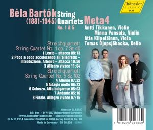 Produktbild: String Quartets 1 & 5