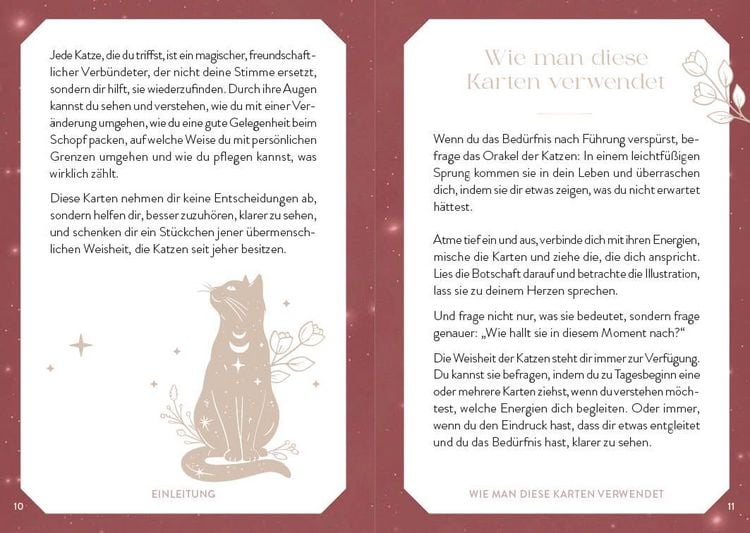 Produktbild: Orakel-Kartenset: Katzen-Orakel