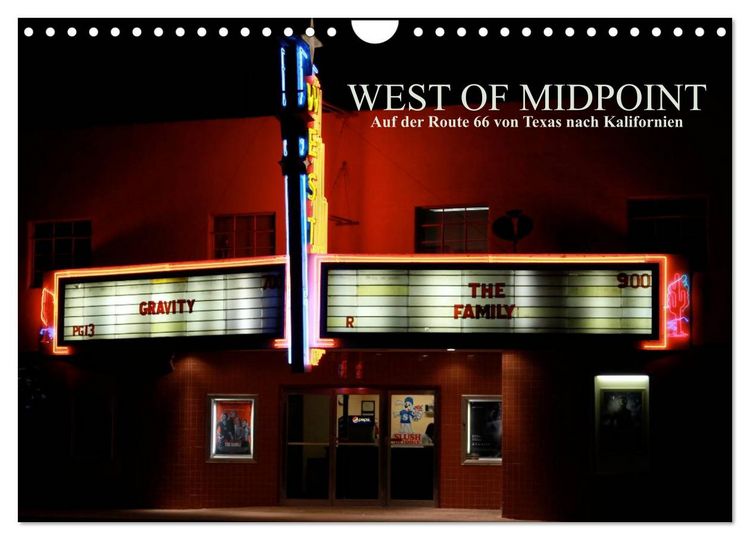 Produktbild: West of Midpoint (Wandkalender 2025 DIN A4 quer), CALVENDO Monatskalender
