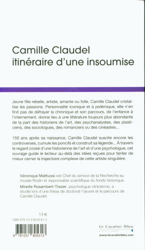 Produktbild: Camille Claudel : itin&eacute;raire d'une insoumise